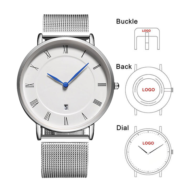 Stainless Mesh Band - B-8210N 스테인리스 스틸 메쉬 스트랩 클래식