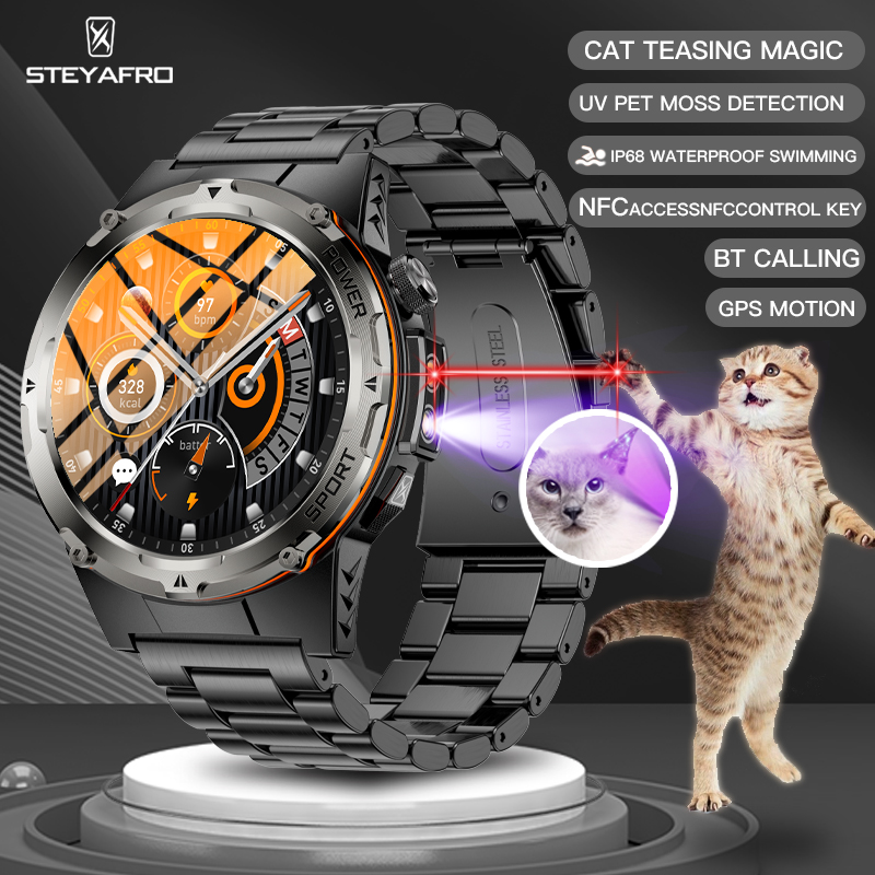Smartwatch Faces - 남자 NFC 군사 Smartwatch IP68 방수
