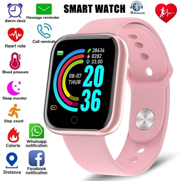 D20 스마트 워치 방수 피트니스 트래커 심박수 모니터 - Smartwatch Faces 리뷰 및 가격