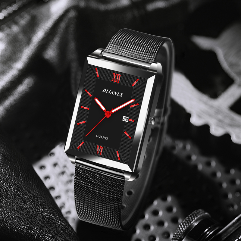 남성용 달력 날짜 스포츠 및 레저 가죽 시계 2023  - Stainless Mesh Band 리뷰 및 가격