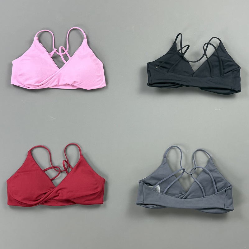 비전 여성 스포츠 브라 V넥 트위스트 프론트 얇은 스트 - Rugged Sport Strap 리뷰 및 가격