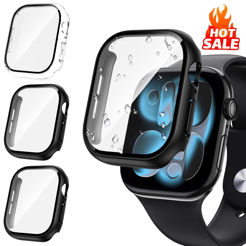 3pcs 유리 + 커버 애플 워치 케이스 46-42-4 - Apple Smartwatch Accessories 리뷰 및 가격