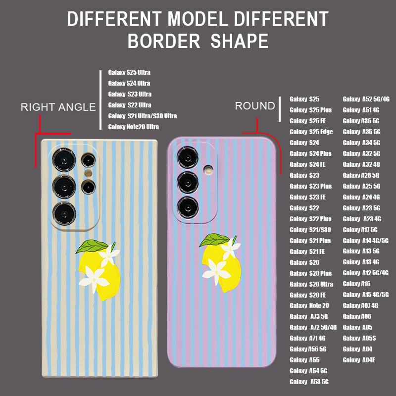스트라이프 레몬 프린트 TPU 폰 케이스 삼성 갤럭시  - Samsung Galaxy A55 리뷰 및 가격