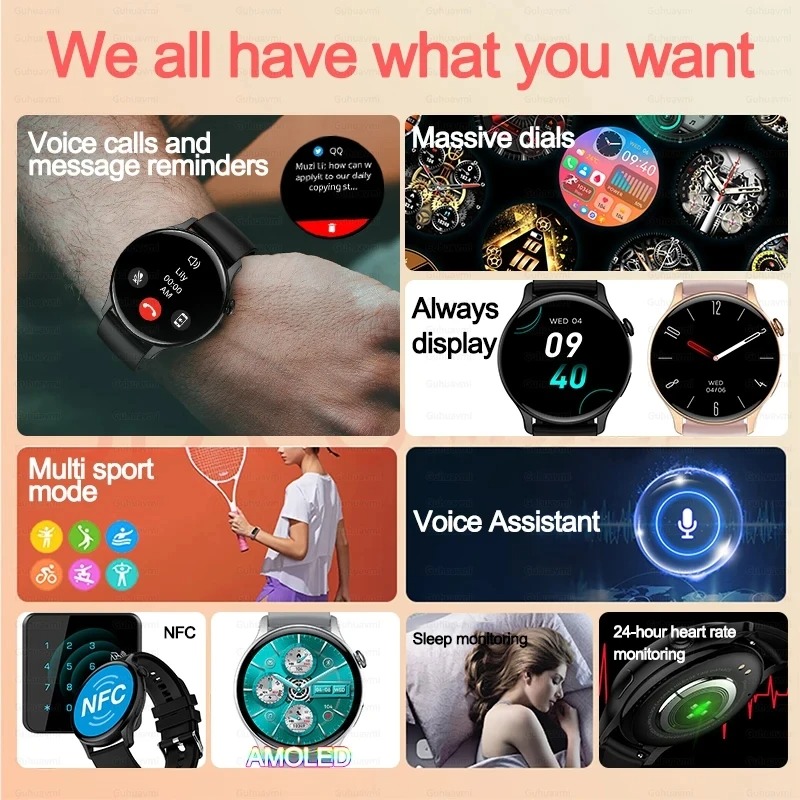 2026년 신형 스마트워치 여성용 커스텀 다이얼 NFC - Smartwatch Faces 리뷰 및 가격