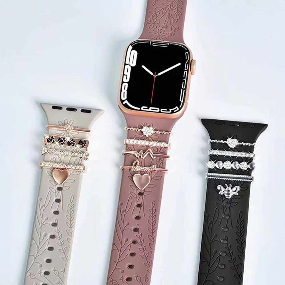 애플 워치 밴드용 금속 참 장식, 다이아몬드 손목 벨트 - Apple Smartwatch Accessories 리뷰 및 가격