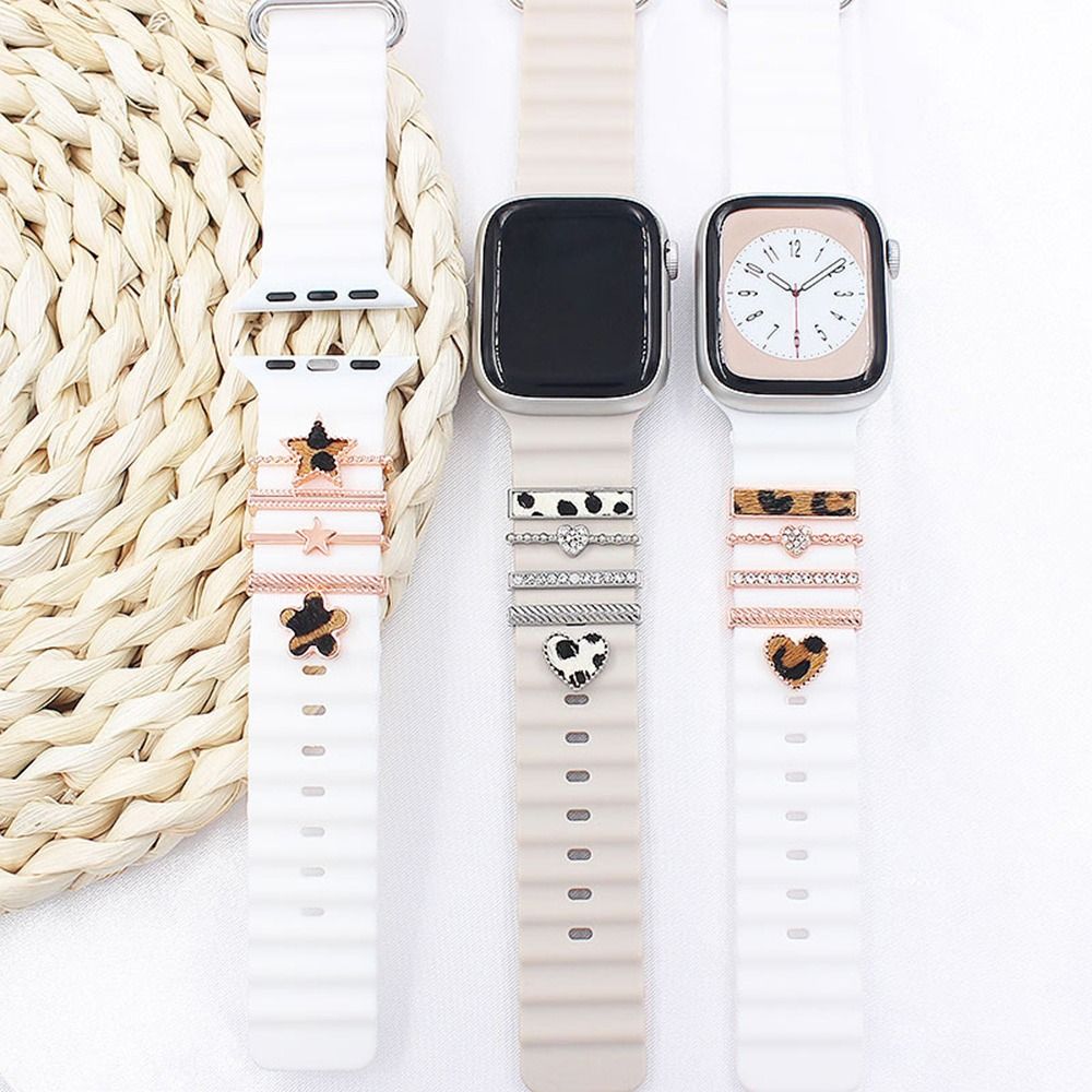 애플 워치 밴드용 금속 참 장식, 다이아몬드 손목 벨트 - Apple Smartwatch Accessories 리뷰 및 가격