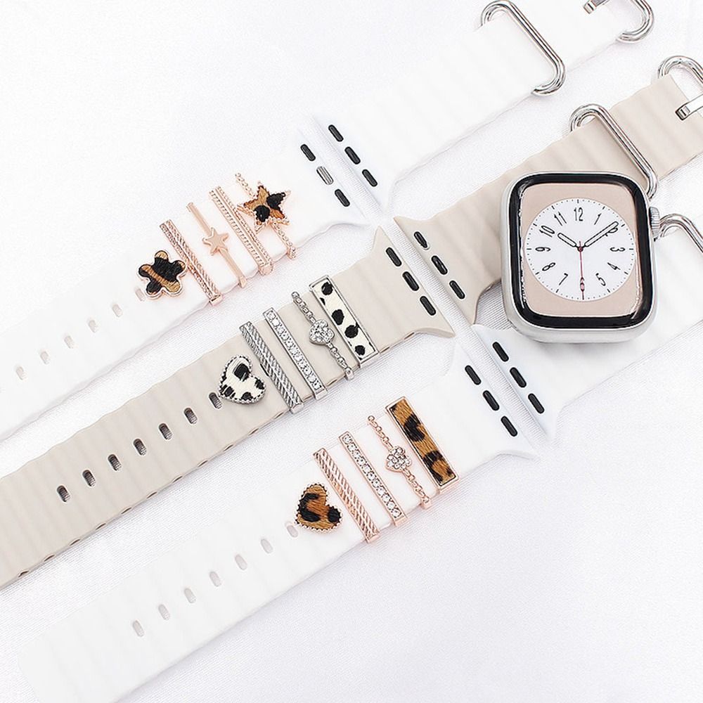 애플 워치 밴드용 금속 참 장식, 다이아몬드 손목 벨트 - Apple Smartwatch Accessories 리뷰 및 가격